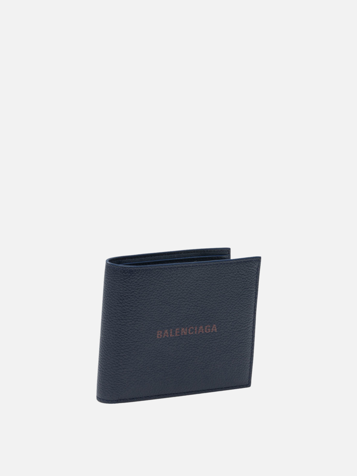 Balenciaga "Cash Square Folded Coin" Wallet Blue
