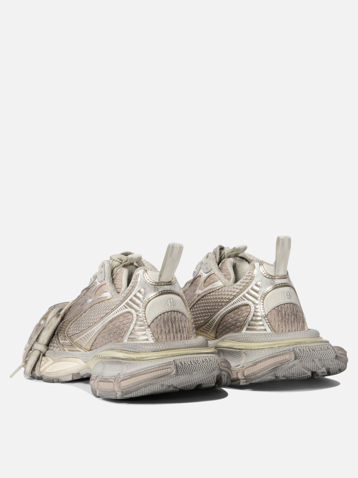 Sneaker basse 55% polyurethane 45% polyester - 100% rubber  Bianco - Balenciaga Donna | PDP | VIETTI Online Store | thumbnail_4