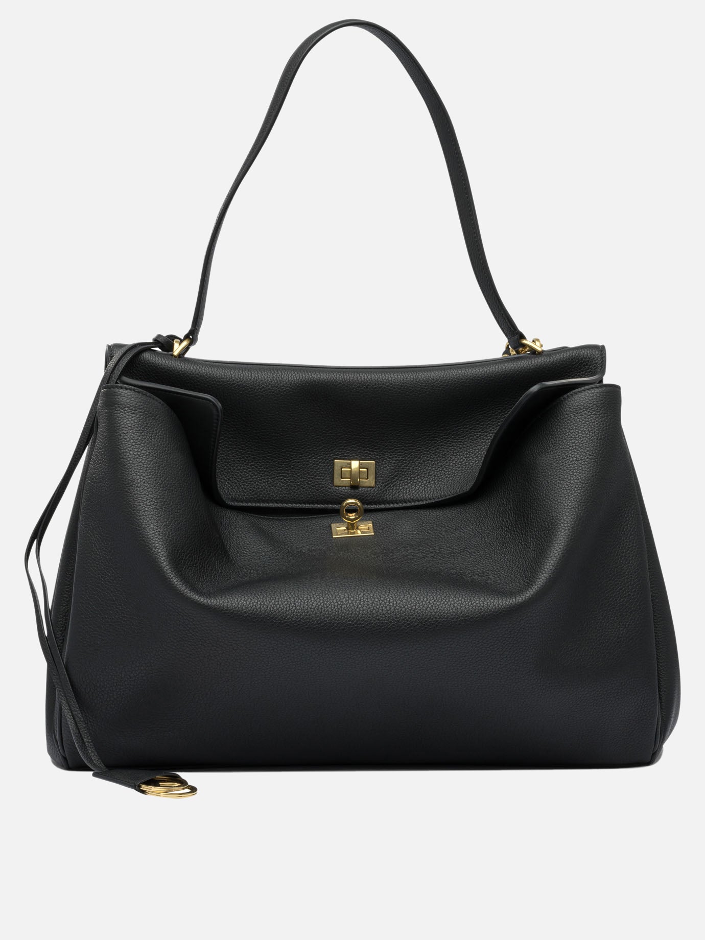 Large bags 100% calf leather  Black - Balenciaga Women | PDP | VIETTI Online Store | thumbnail