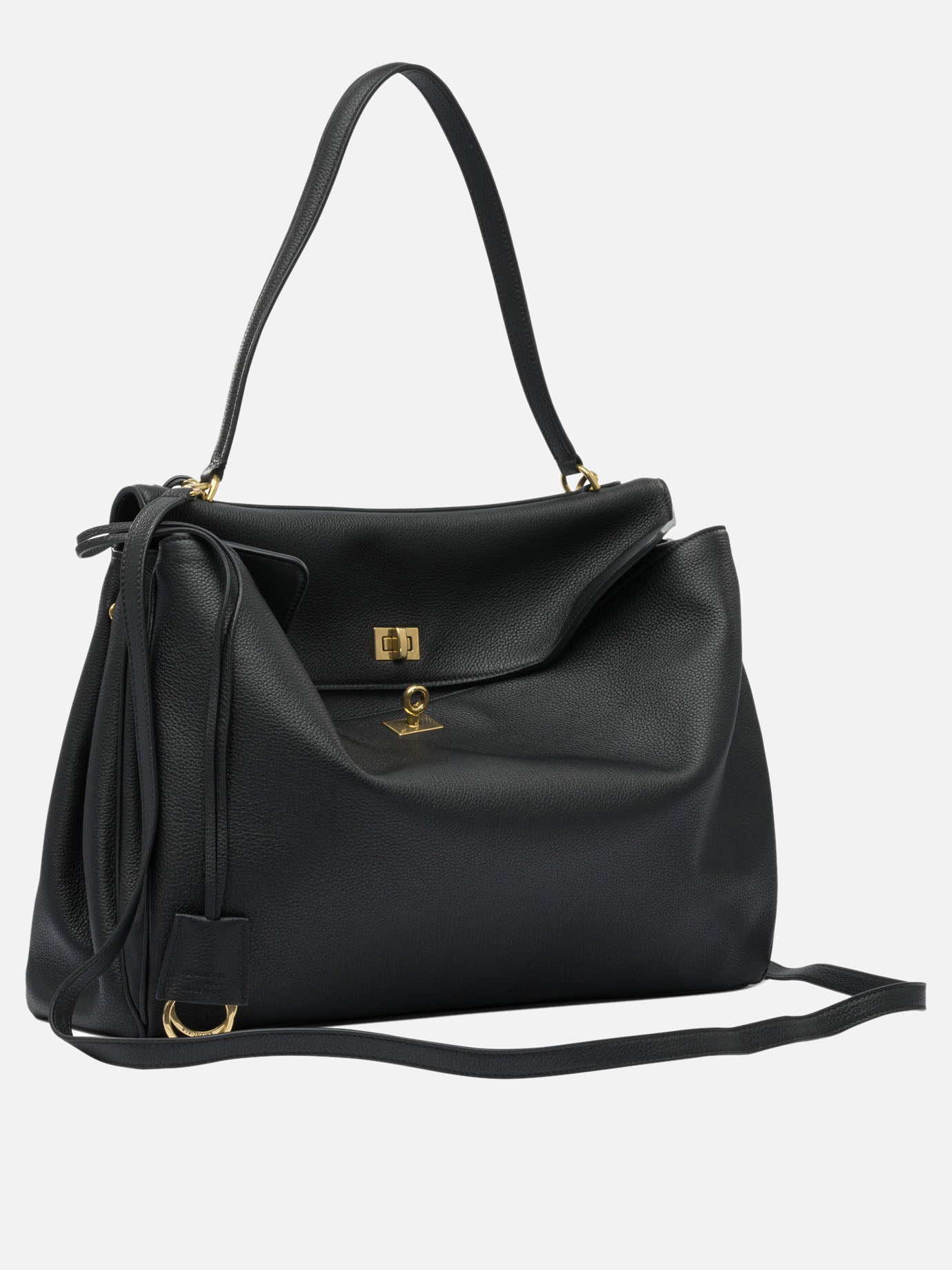 Large bags 100% calf leather  Black - Balenciaga Women | PDP | VIETTI Online Store | thumbnail_2