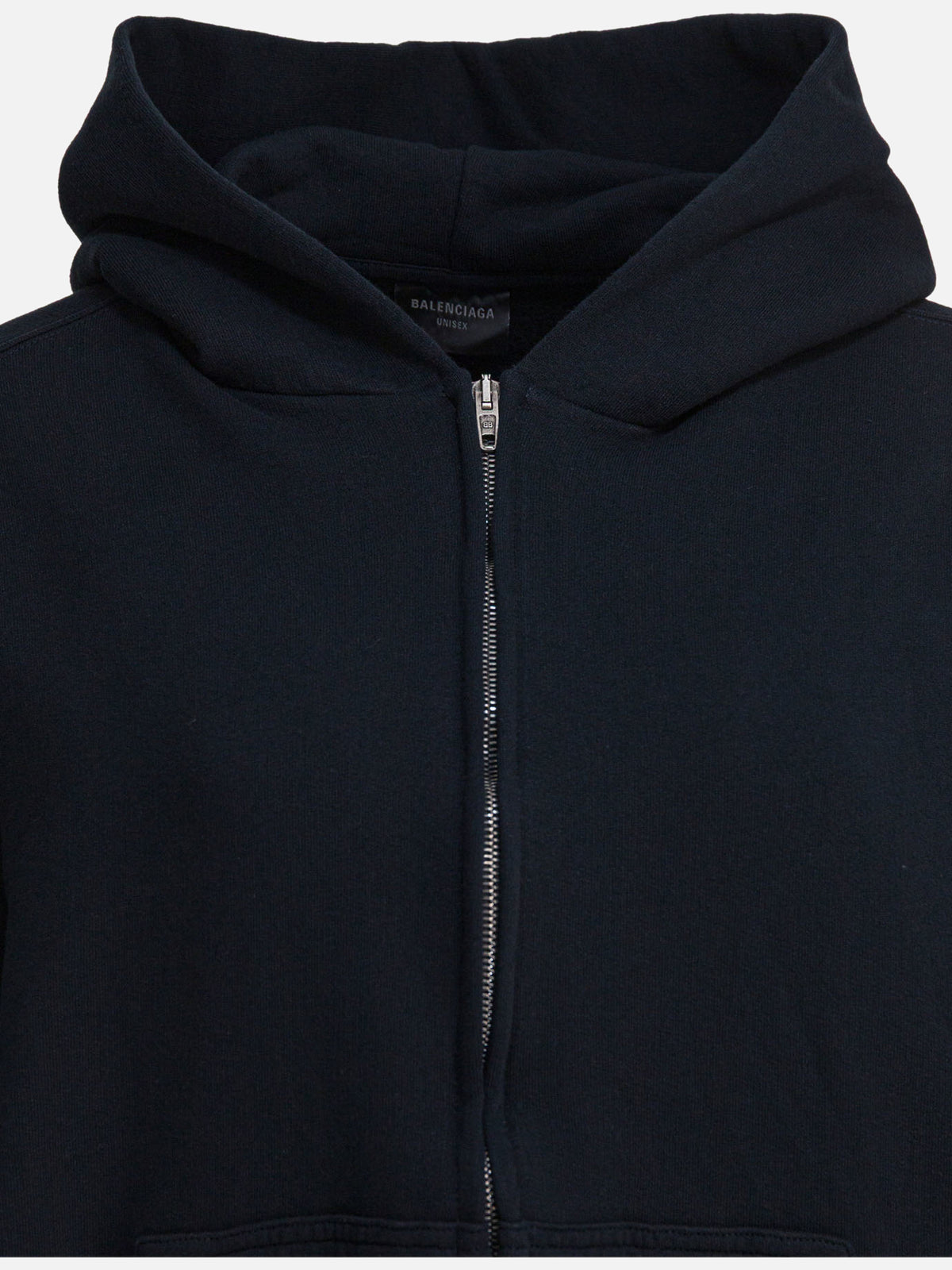 Balenciaga "Flipped" zippered sweatshirt Black - VIETTI