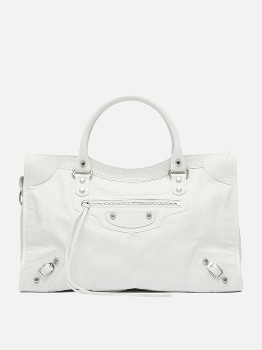 Medium bags 100% lamb leather  White - Balenciaga Women | PDP | VIETTI Online Store 
