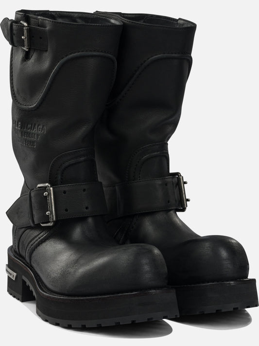 Stivaletti pull-on 100% calfskin leather - 100% rubber  Nero - Balenciaga Uomo | PLP | VIETTI Online Store | 2

