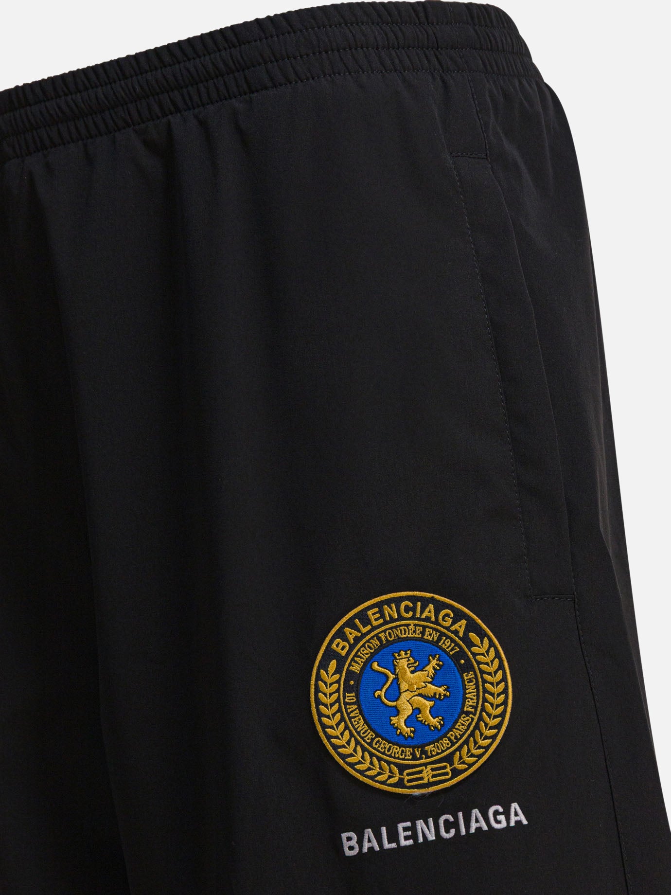 Pantaloni sportivi Logo  Nero - Balenciaga Uomo | PDP | VIETTI Online Store | Zoom-Modal_4
