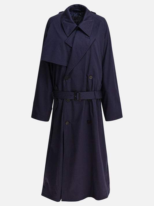 Balenciaga Cotton trench coat Blue

