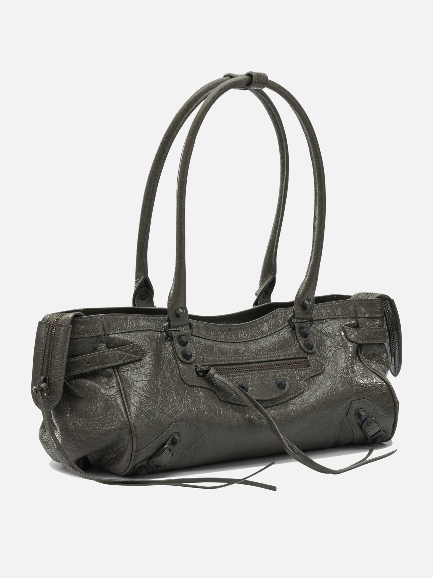 Medium bags 100% lamb leather  Green - Balenciaga Women | PDP | VIETTI Online Store | thumbnail_2