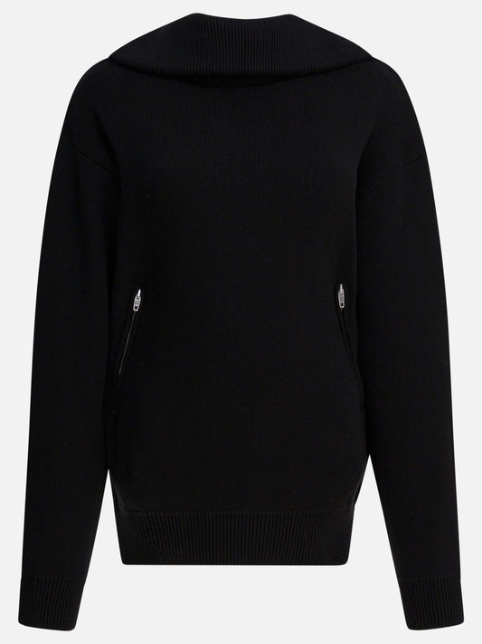 Half zip sweaters Solid colour  Black - Balenciaga Women | PLP | VIETTI Online Store 
