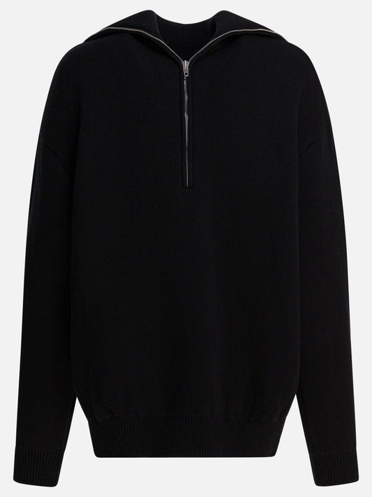 Half zip sweaters Solid colour  Black - Balenciaga Women | PLP | VIETTI Online Store | 2
