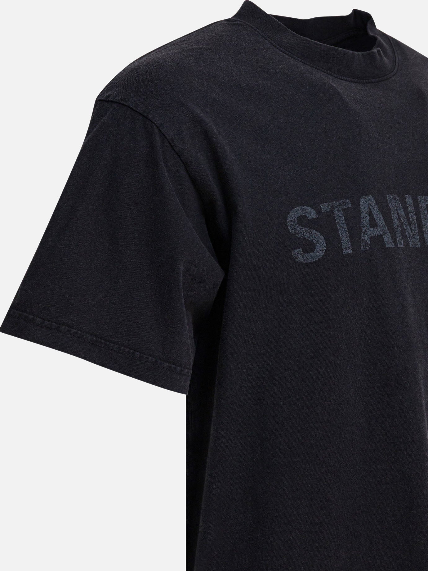 T-shirt girocollo Print  Nero - Balenciaga Uomo | PDP | VIETTI Online Store | thumbnail_4