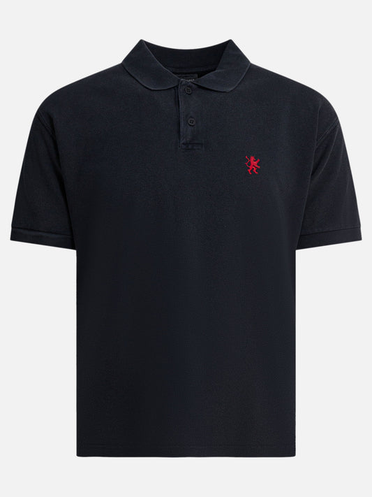 Polo con bottoni Solid colour  Nero - Balenciaga Uomo | PDP | VIETTI Online Store 
