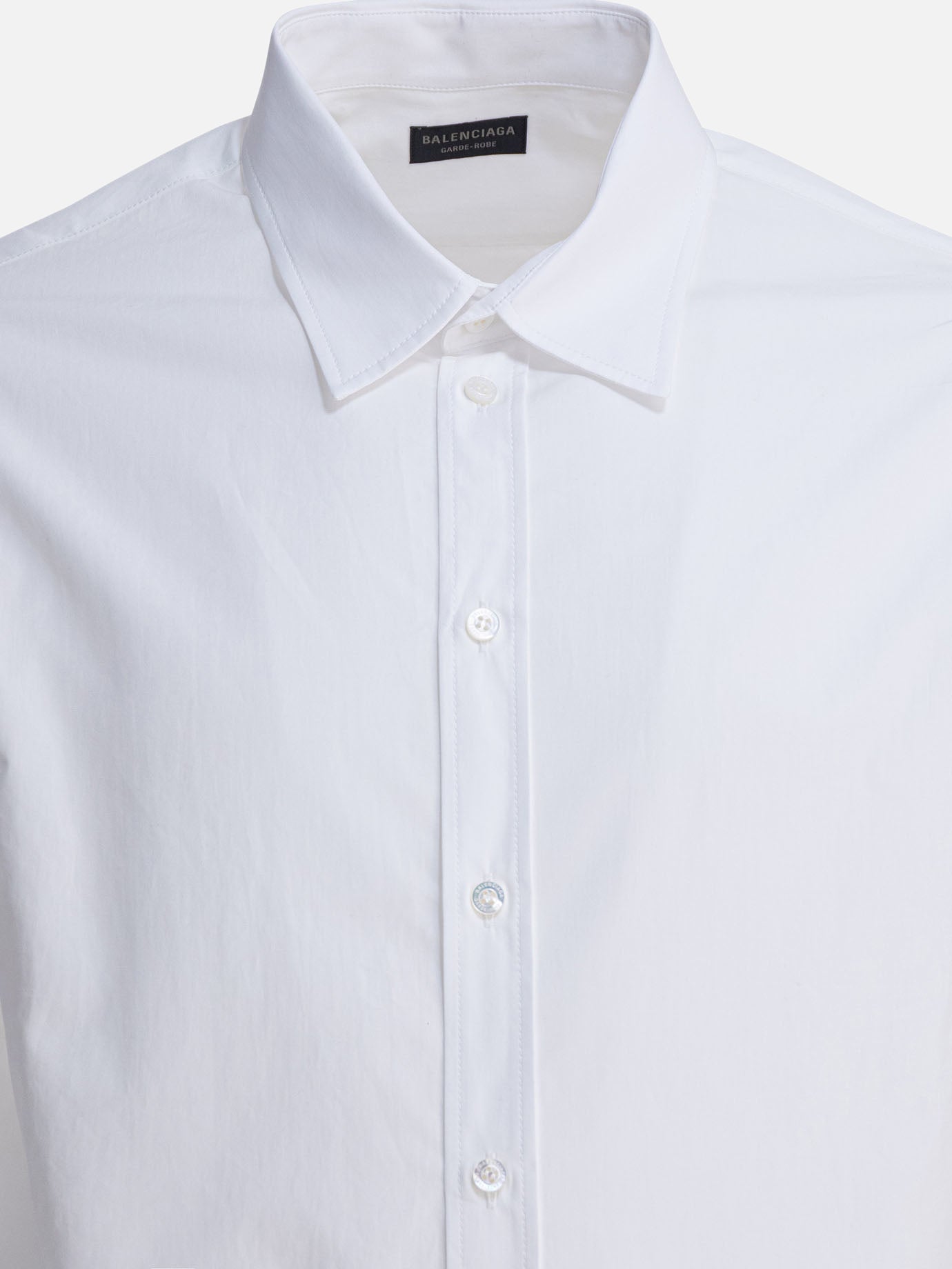 Camicie formali Solid colour  Bianco - Balenciaga Uomo | PDP | VIETTI Online Store | Zoom-Modal_3
