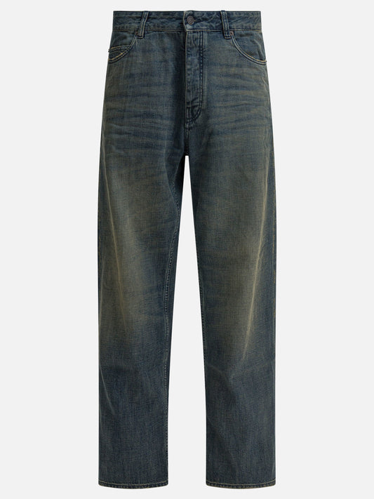 Jeans a gamba larga Solid colour  Blu - Balenciaga Uomo | PLP | VIETTI Online Store 
