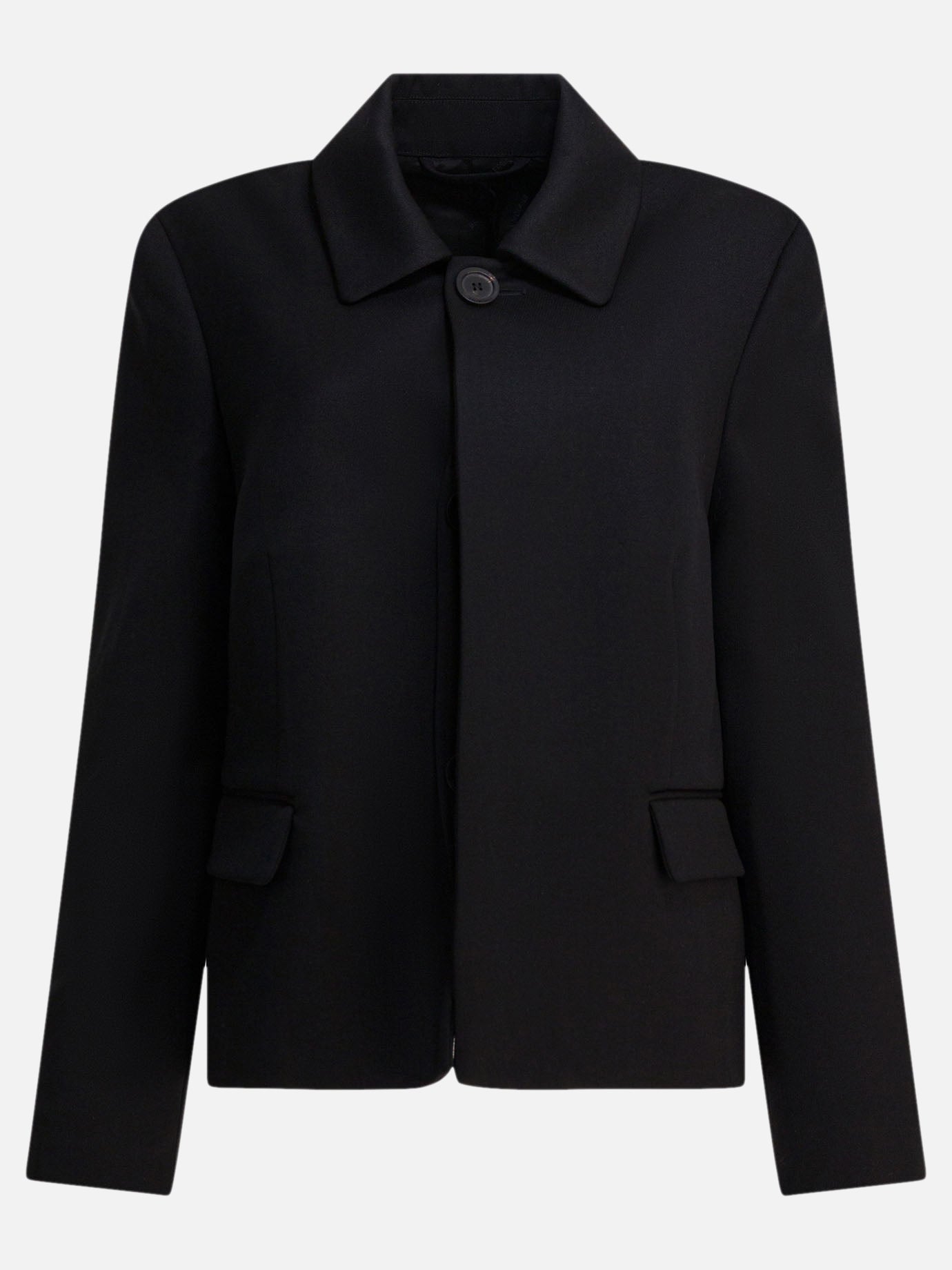 Giacche leggere & Trapuntate Solid colour  Nero - Balenciaga Donna | PDP | VIETTI Online Store | thumbnail