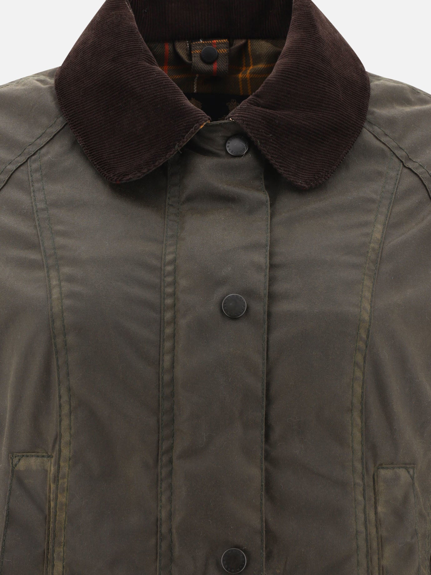 Giacche leggere & Trapuntate Solid colour  Verde - Barbour Donna | PDP | VIETTI Online Store | Zoom-Modal_3

