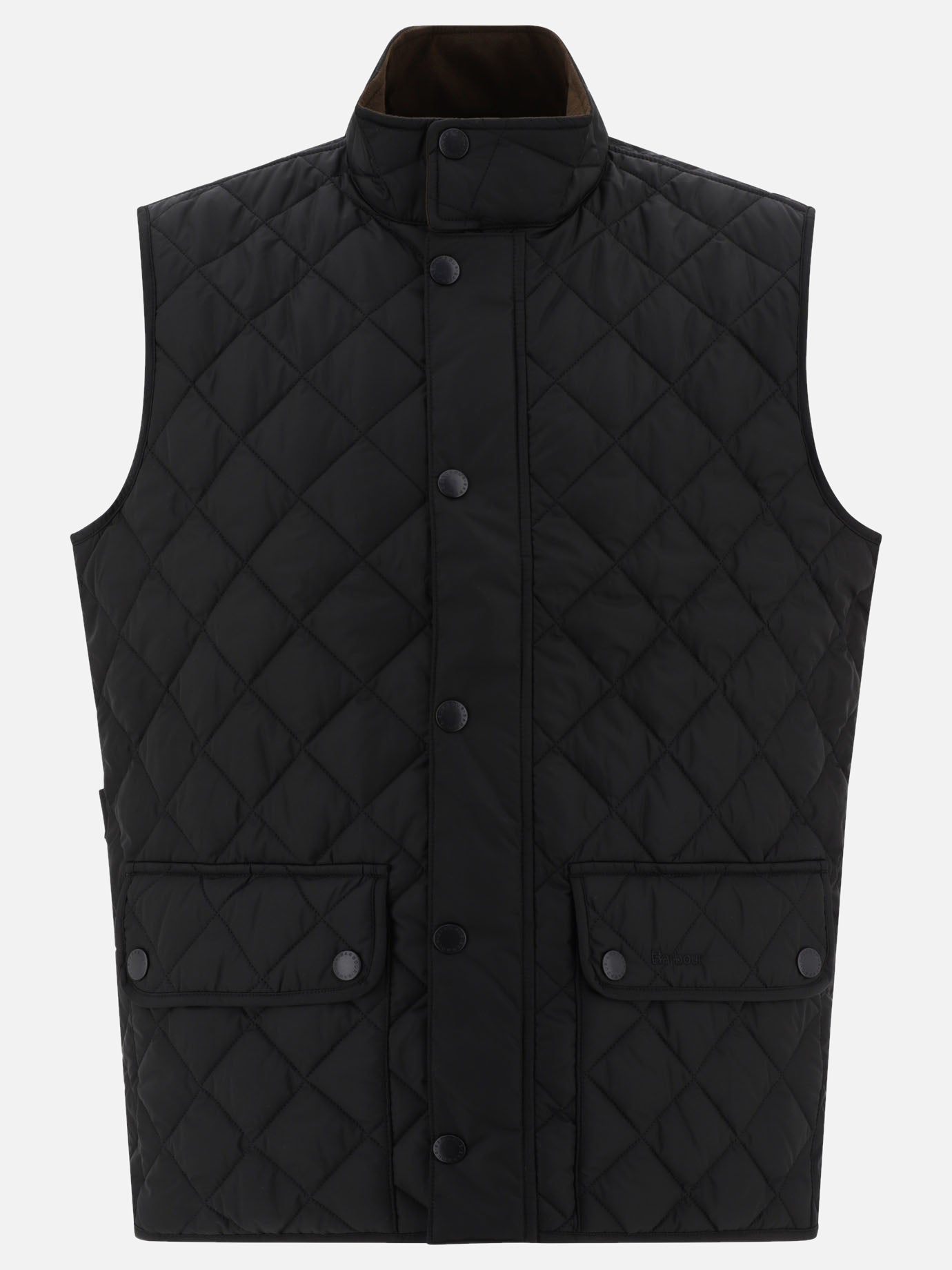 Giacche smanicate Solid colour  Nero - Barbour Uomo | PDP | VIETTI Online Store | Zoom-Modal
