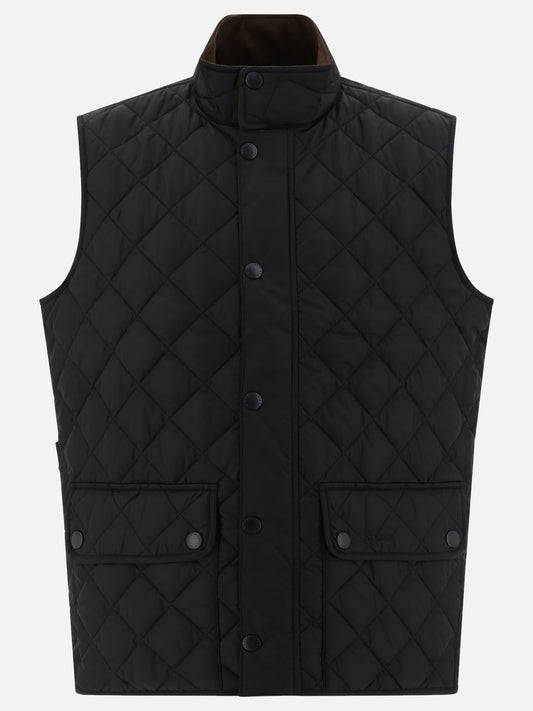 Giacche smanicate Solid colour  Nero - Barbour Uomo | VIETTI Online Store 

