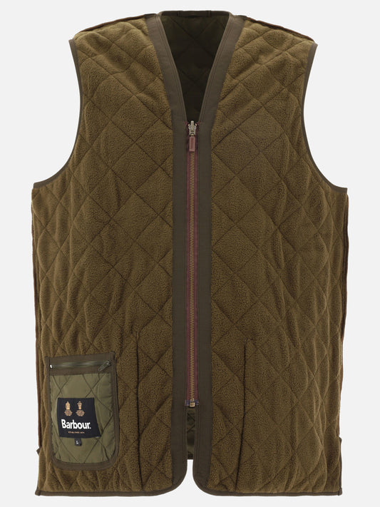 Giacche smanicate Solid colour  Verde - Barbour Uomo | VIETTI Online Store | 2
