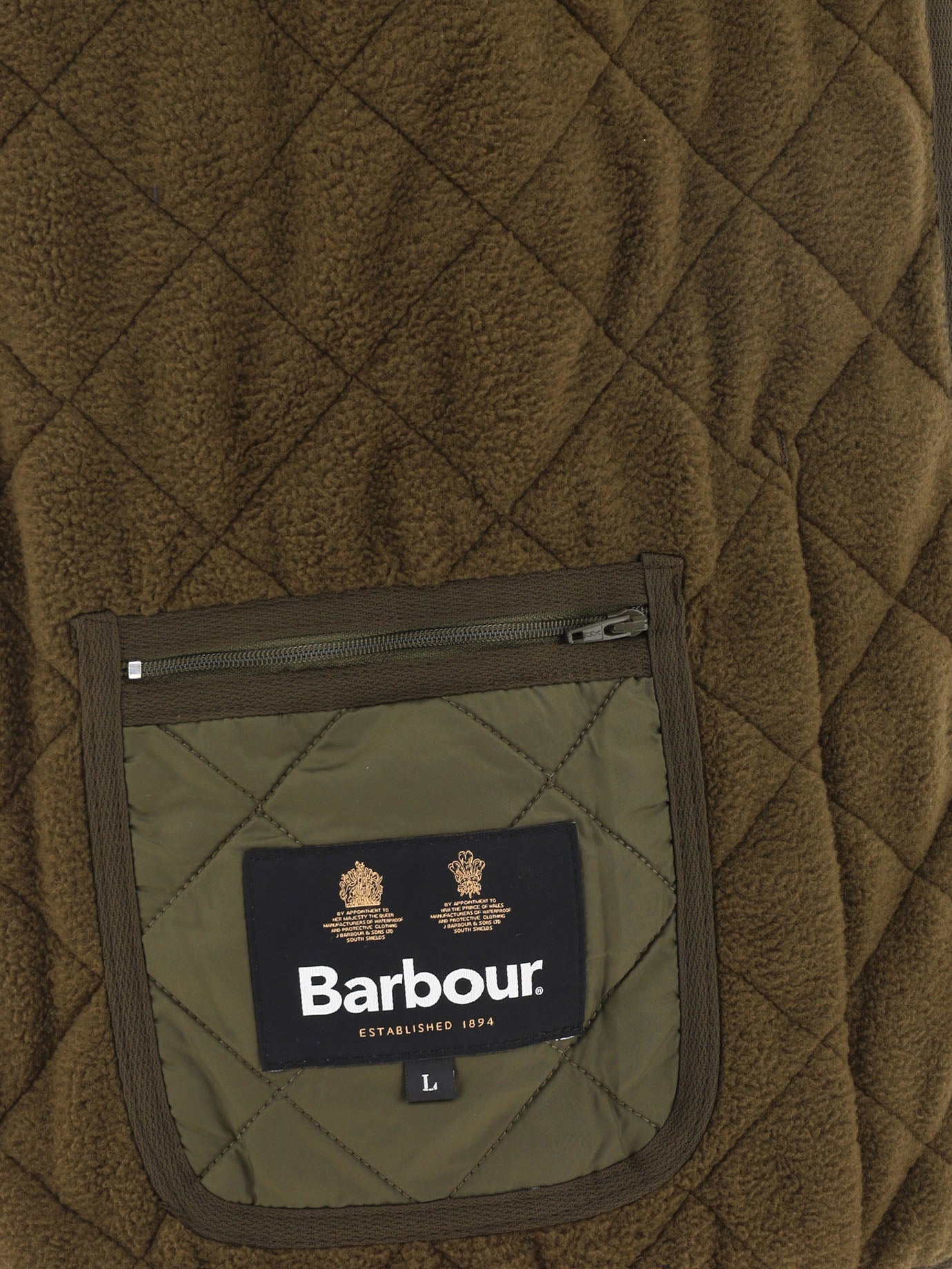 Giacche smanicate Solid colour  Verde - Barbour Uomo | PDP | VIETTI Online Store | thumbnail_6