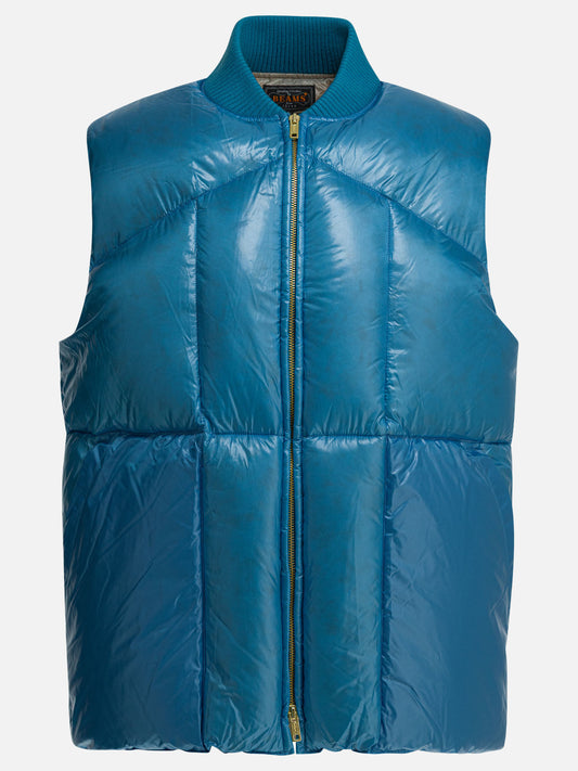 Giacche smanicate Solid colour  Azzurro - Beams Plus Uomo | PLP | VIETTI Online Store 
