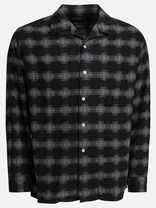 Camicie casual Check  Nero - Beams Plus Uomo | PLP | VIETTI Online Store 
