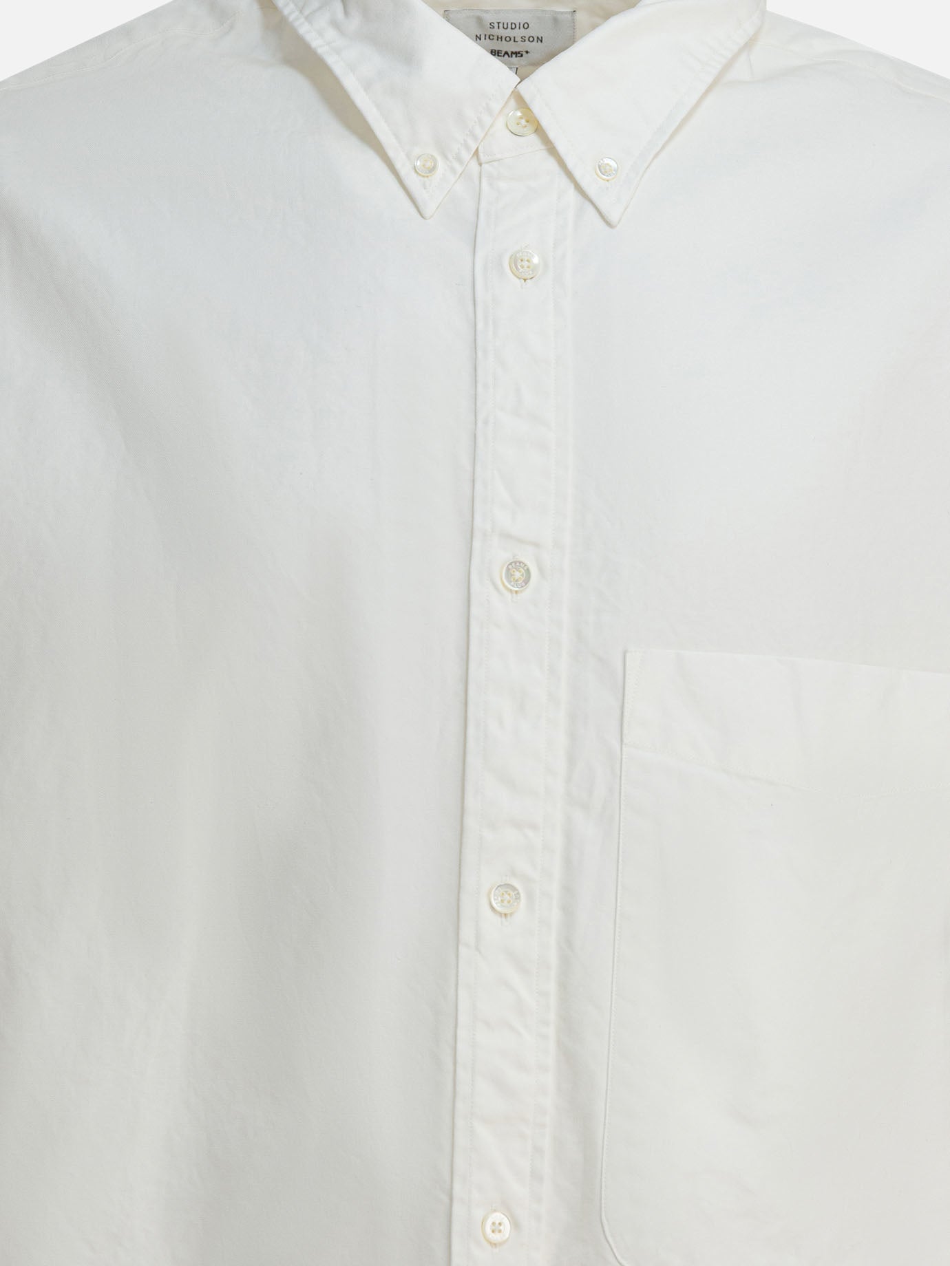 Formal shirts Solid colour  White - Beams Plus Men | PDP | VIETTI Online Store | thumbnail_3