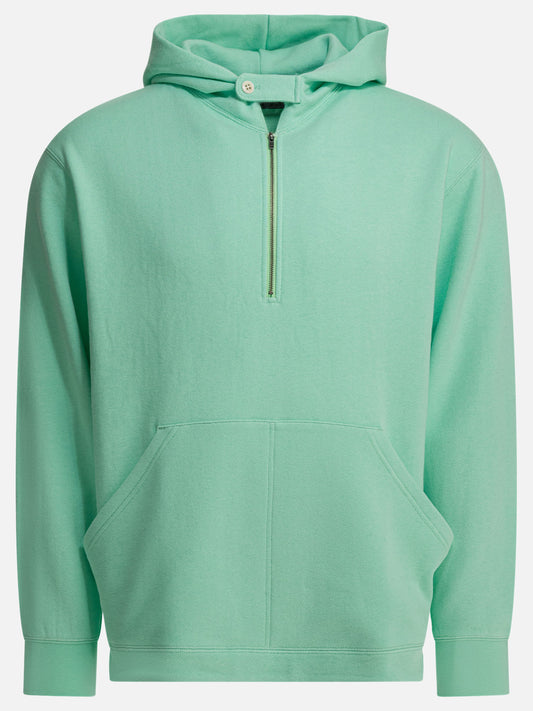 Half zip sweatshirts Solid colour  Green - Beams Plus Men | PLP | VIETTI Online Store 
