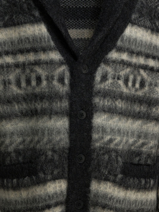 Beams Plus Wool cardigan Grey

