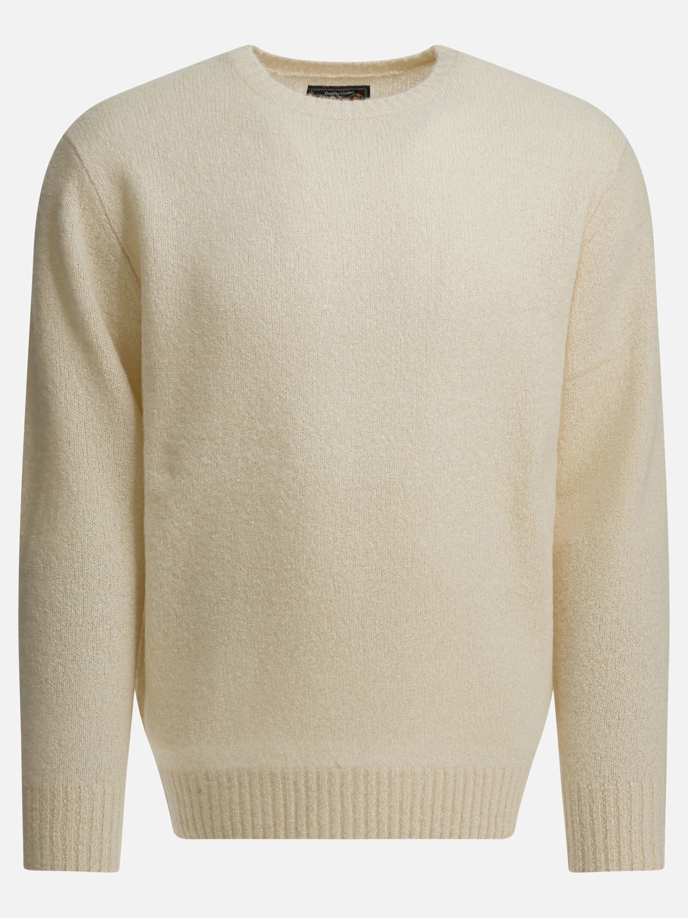 Crewneck sweaters Solid colour  White - Beams Plus Men | PDP | VIETTI Online Store | thumbnail
