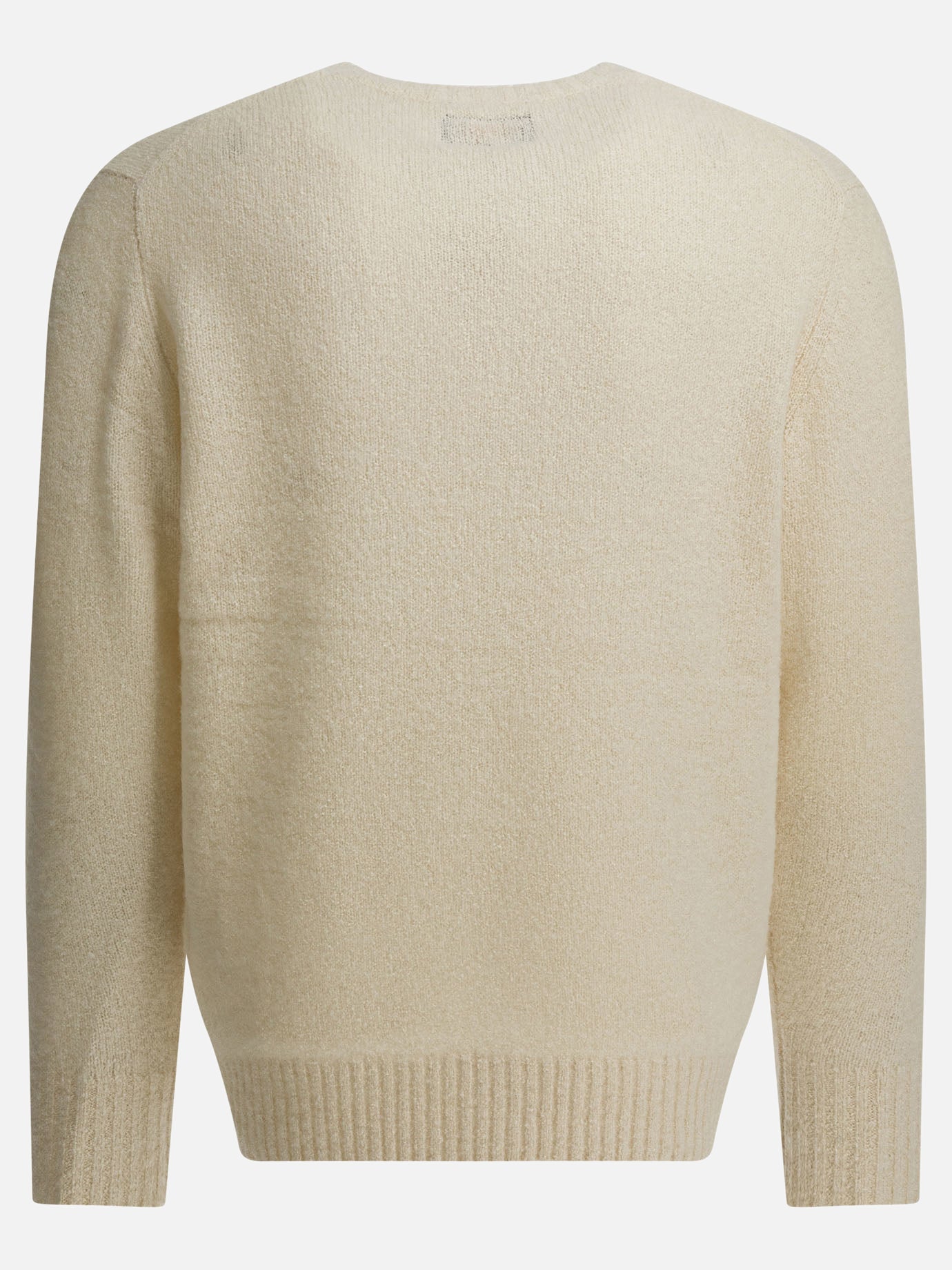 Crewneck sweaters Solid colour  White - Beams Plus Men | PDP | VIETTI Online Store | Zoom-Modal_2
