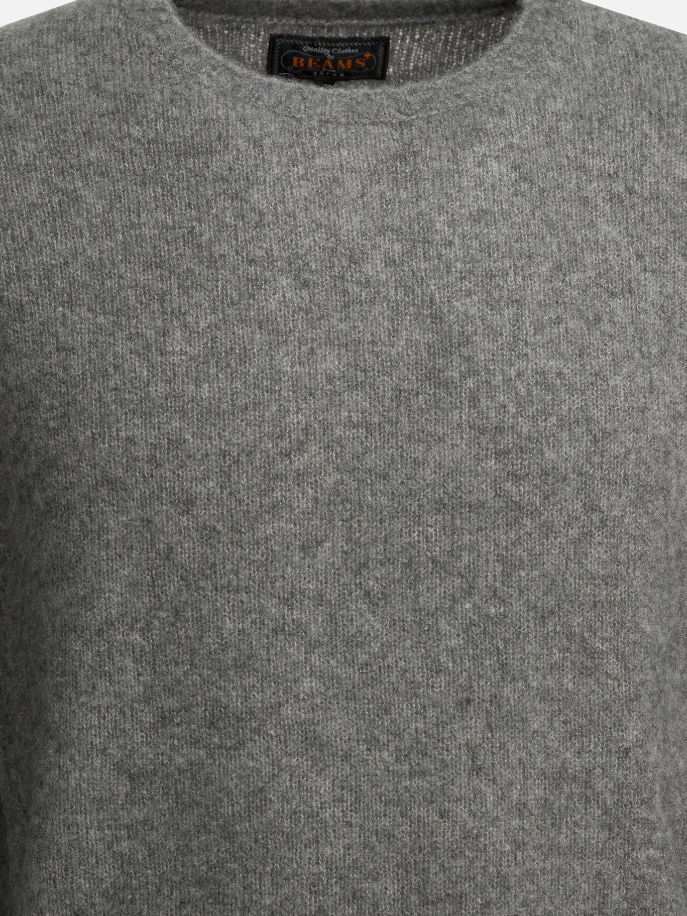 Crewneck sweaters Solid colour  Grey - Beams Plus Men | PDP | VIETTI Online Store | Zoom-Modal_3
