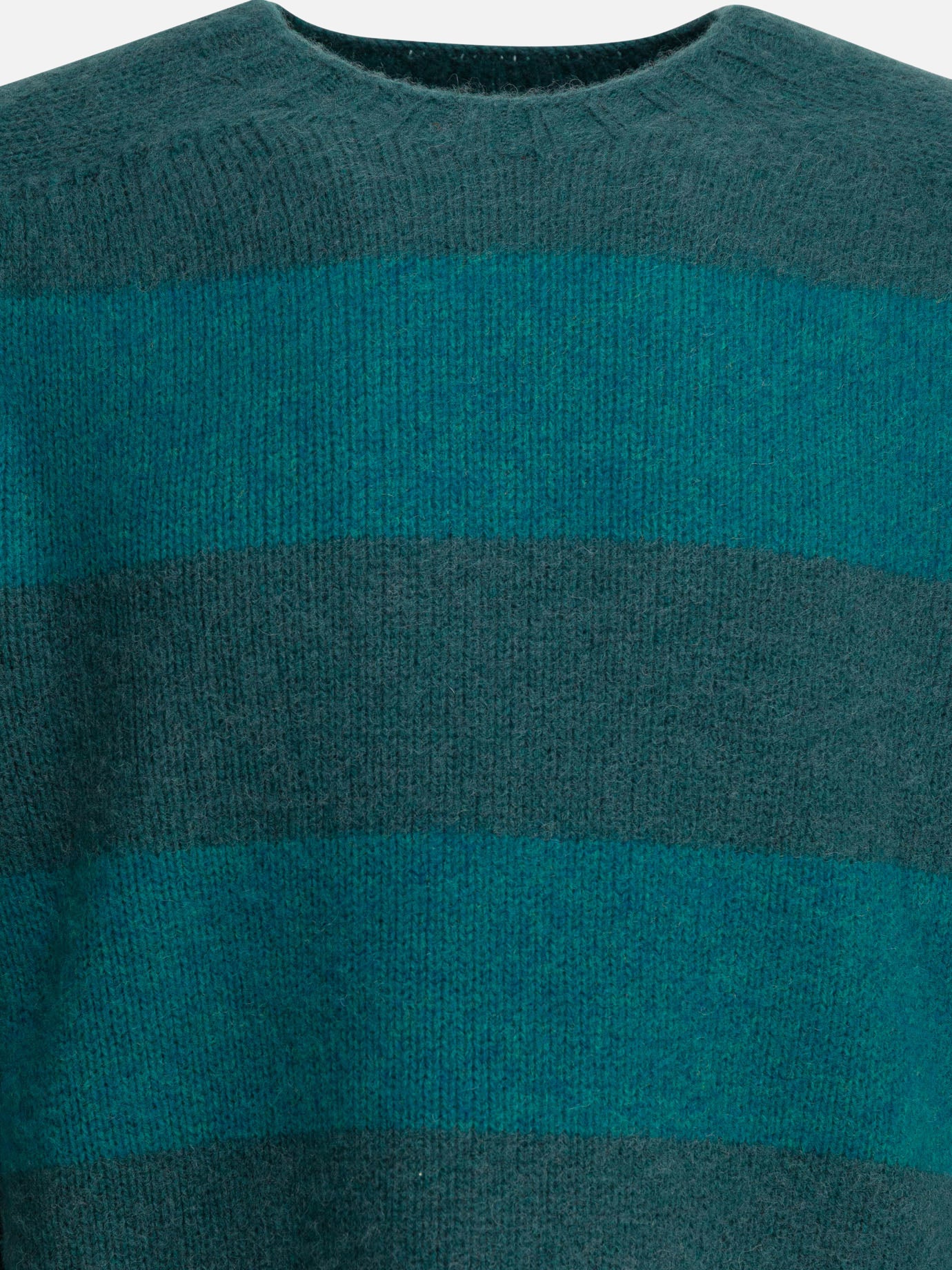 Crewneck sweaters Striped  Blue - Beams Plus Men | PDP | VIETTI Online Store | thumbnail_3