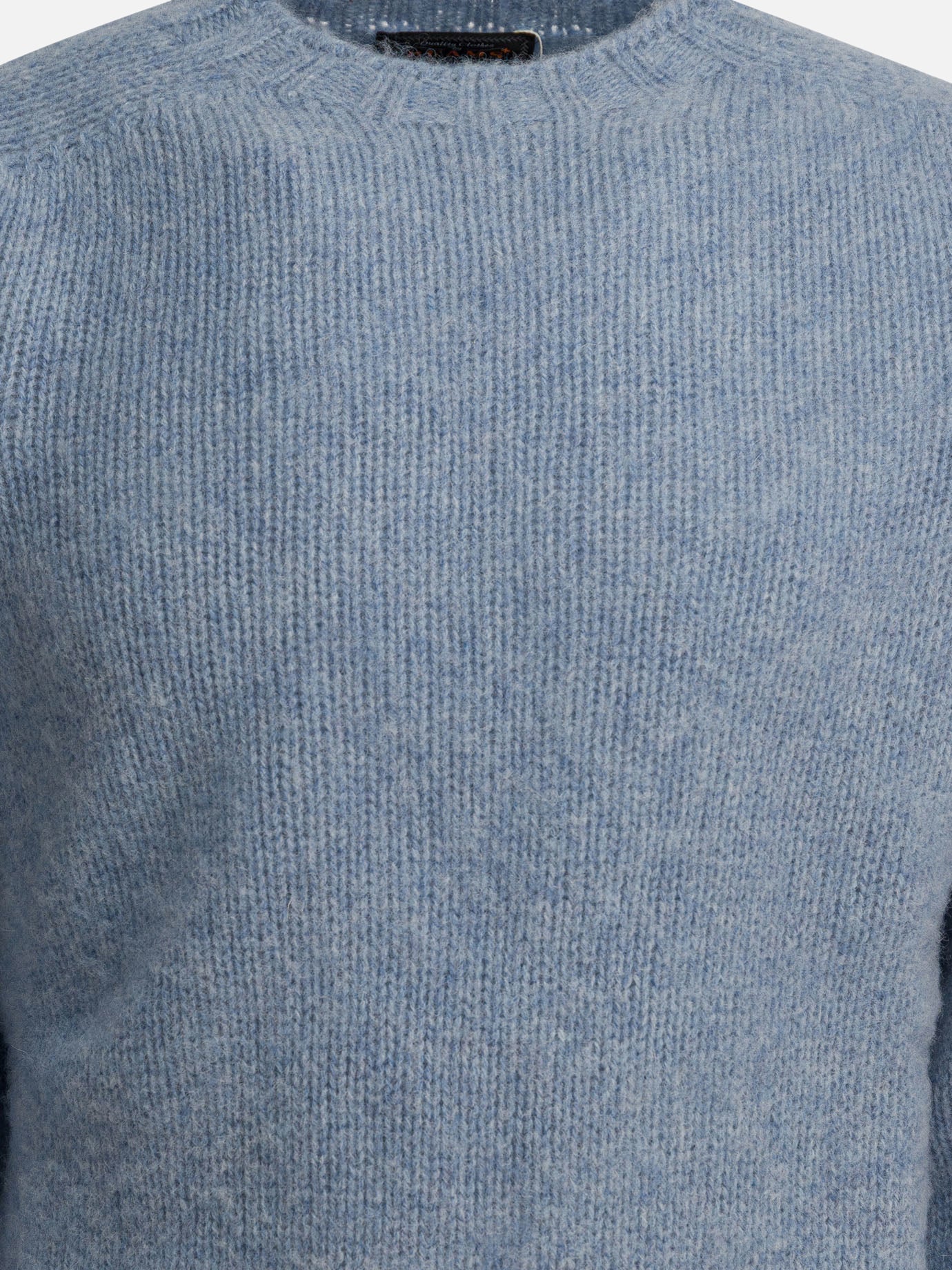Crewneck sweaters Solid colour  Light blue - Beams Plus Men | PDP | VIETTI Online Store | Zoom-Modal_3
