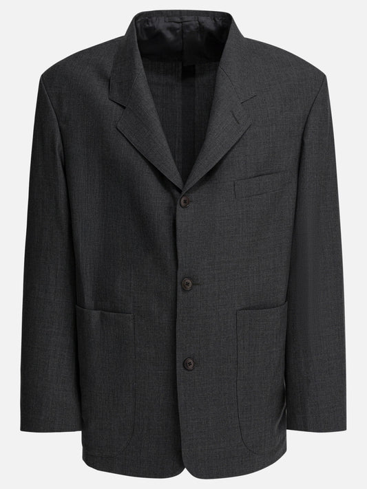 Blazer Pinstriped  Grigio - Beams Plus Uomo | VIETTI Online Store 
