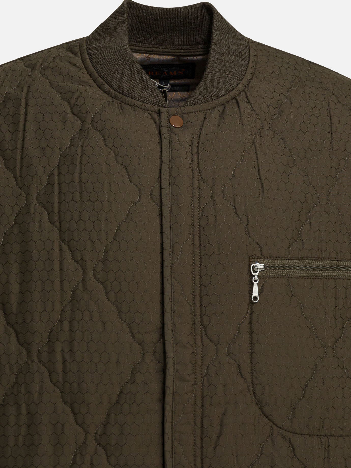 Quilted & Utility Jackets Solid colour  Green - Beams Plus Men | PDP | VIETTI Online Store | Zoom-Modal_3
