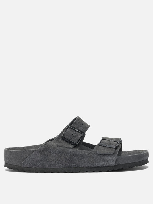 Sandali bassi 100% leather - 100% rubber  Grigio - Birkenstock Uomo | PLP | VIETTI Online Store 
