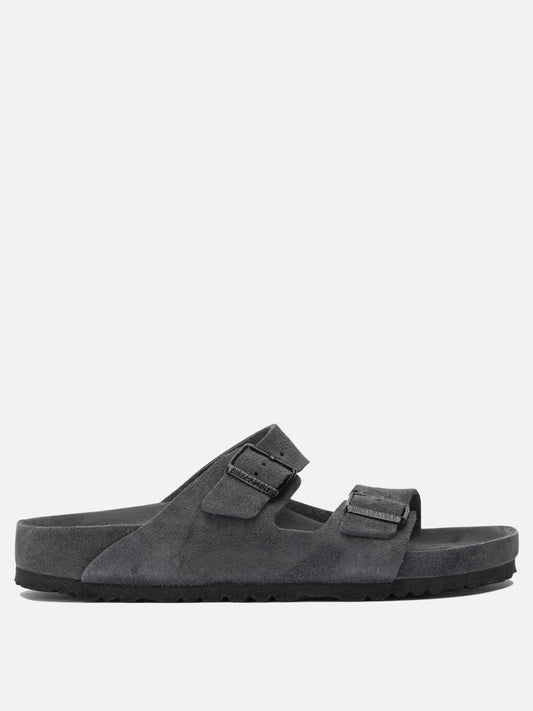 Sandali bassi 100% leather - 100% rubber  Grigio - Birkenstock Uomo | PDP | VIETTI Online Store 
