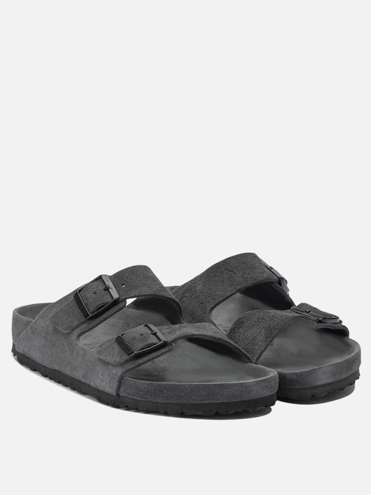 Sandali bassi 100% leather - 100% rubber  Grigio - Birkenstock Uomo | PDP | VIETTI Online Store | 2
