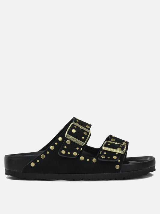 Sandali bassi 100% leather  Nero - Birkenstock Donna | PDP | VIETTI Online Store 
