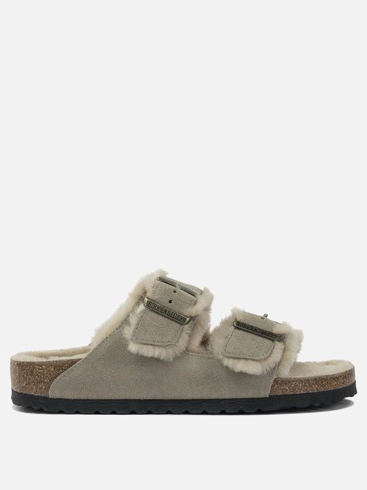 Sandali bassi 100% leather  Grigio - Birkenstock Donna | VIETTI Online Store 
