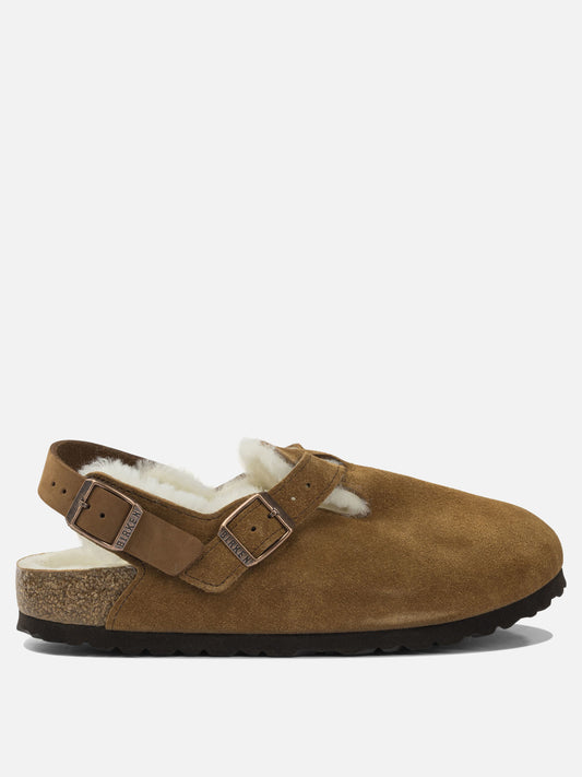Sandali bassi 100% leather  Beige - Birkenstock Donna | VIETTI Online Store 
