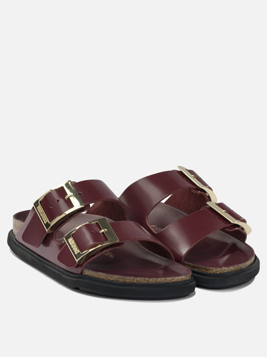 Sandali bassi 100% leather - 100% rubber  Bordeaux - Birkenstock Donna | VIETTI Online Store | 2
