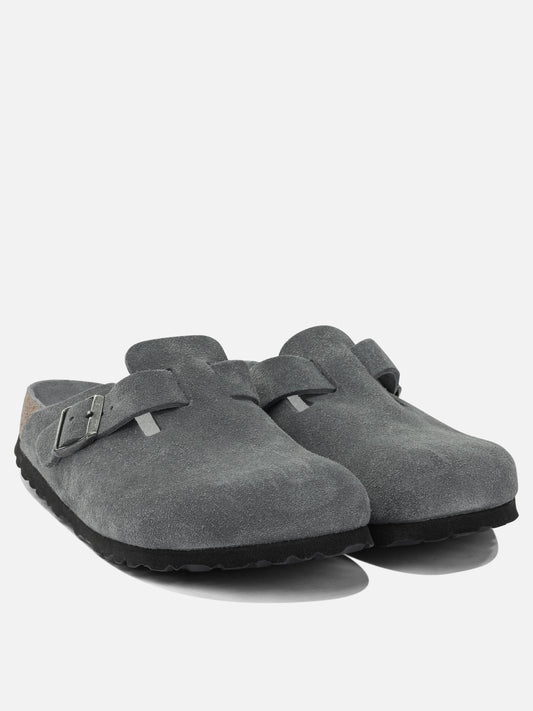 Slides 100% leather  Grigio - Birkenstock Donna | VIETTI Online Store | 2
