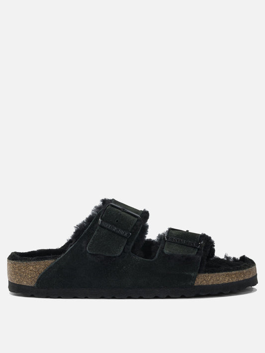 Sandali bassi 100% leather  Nero - Birkenstock Donna | VIETTI Online Store 

