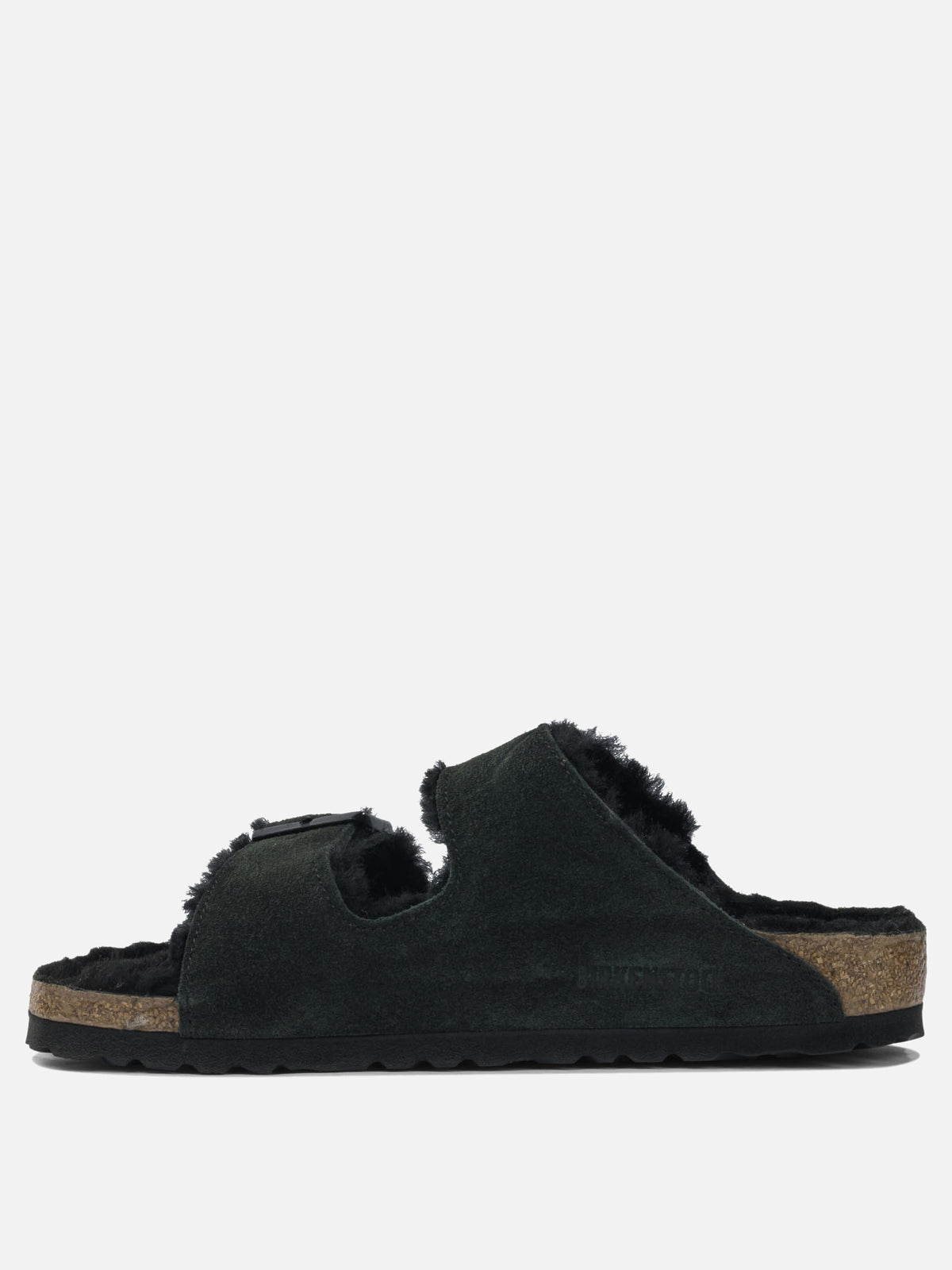Birkenstock "Arizona Shearling" Low sandals Black - VIETTI