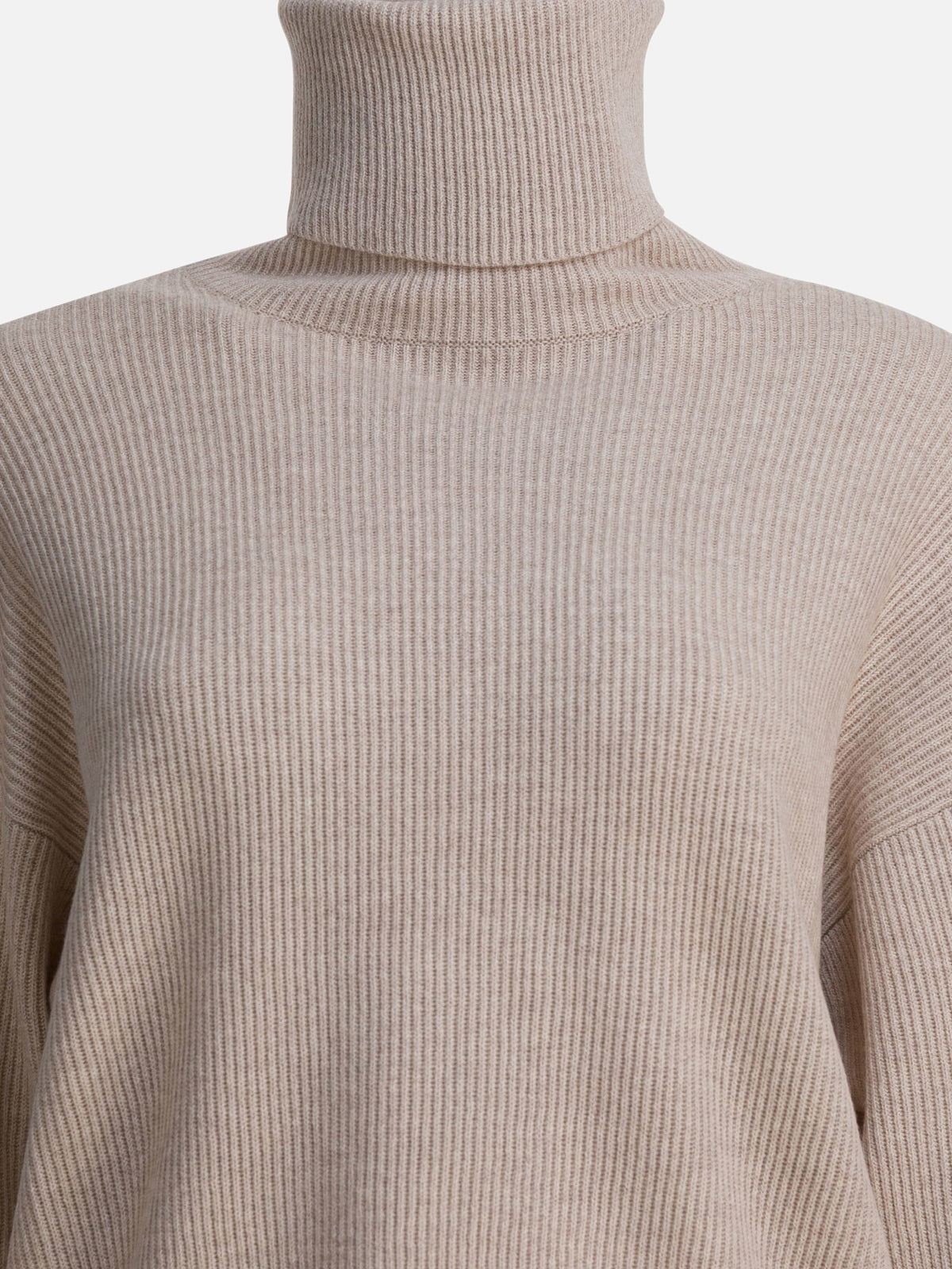 Brunello Cucinelli Turtleneck sweater Beige - VIETTI