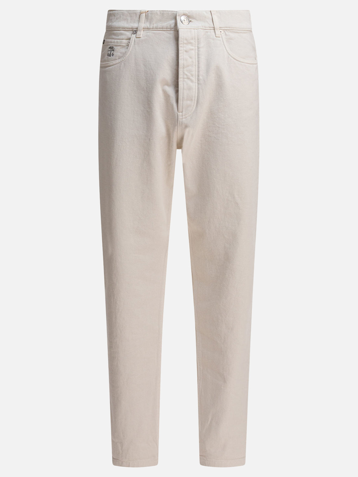 Brunello Cucinelli Five-pocket pants iconic fit White