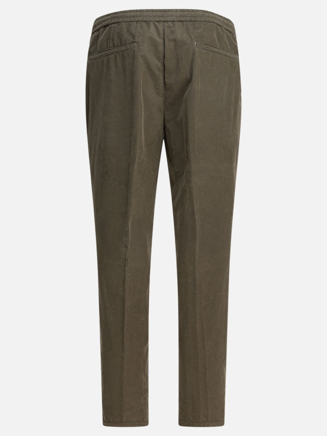 Pantaloni casual Solid colour  Verde - Brunello Cucinelli Uomo | PDP | VIETTI Online Store | Zoom-Modal_2
