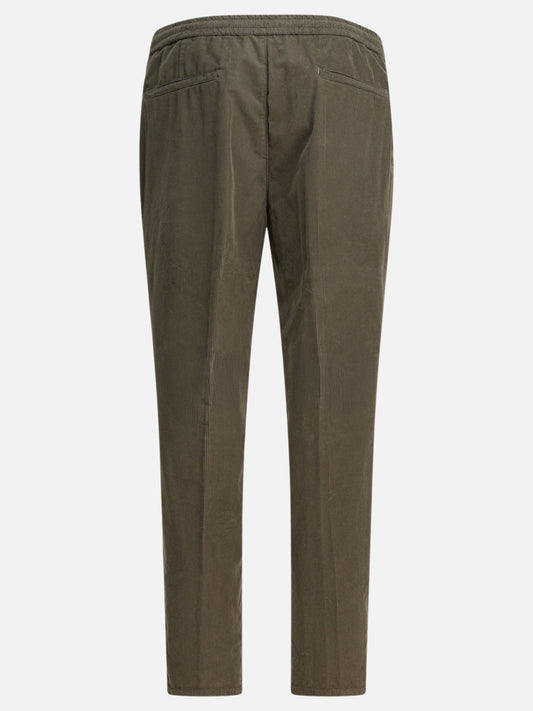 Pantaloni casual Solid colour  Verde - Brunello Cucinelli Uomo | VIETTI Online Store | 2
