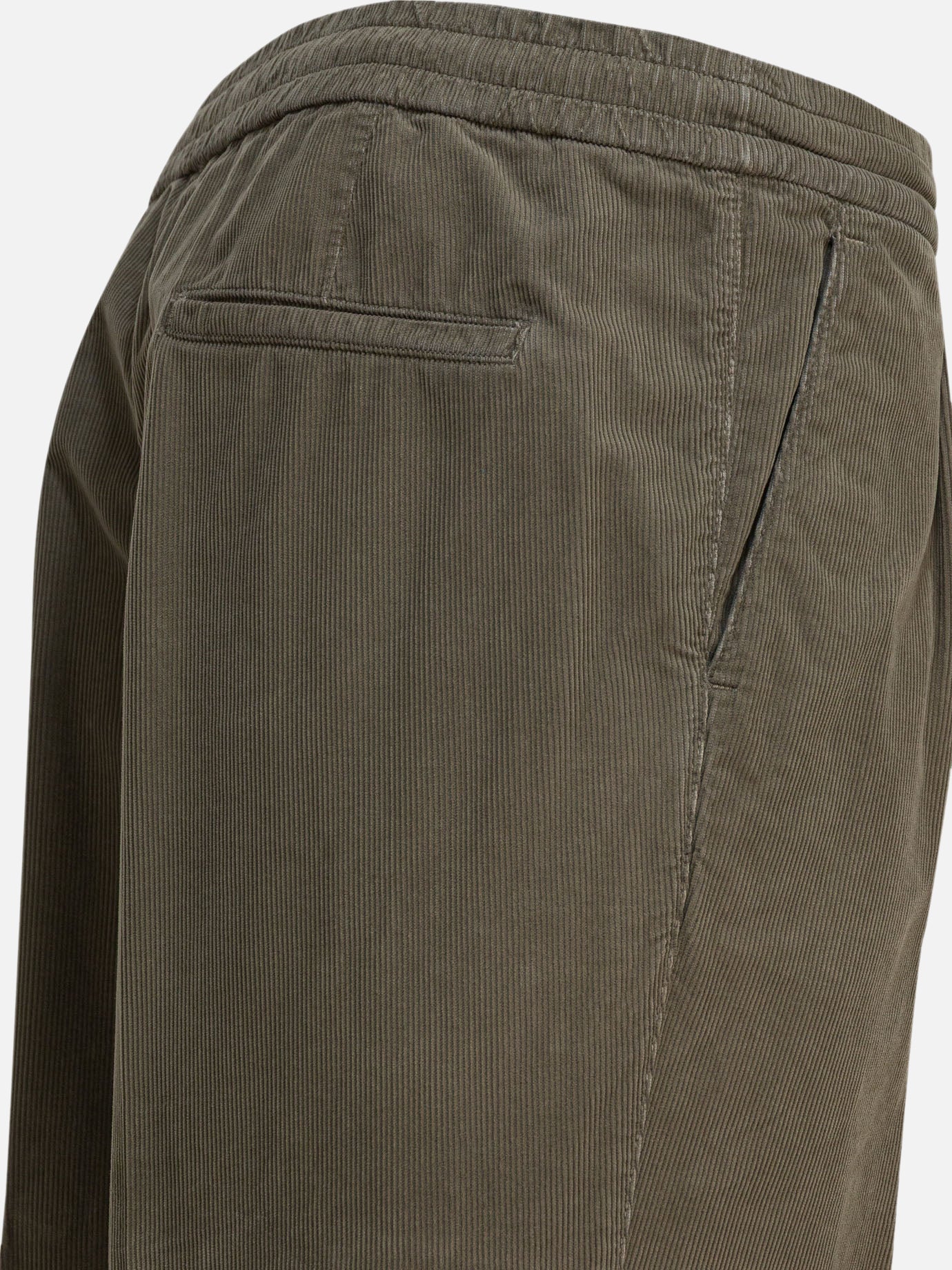 Pantaloni casual Solid colour  Verde - Brunello Cucinelli Uomo | PDP | VIETTI Online Store | thumbnail_4