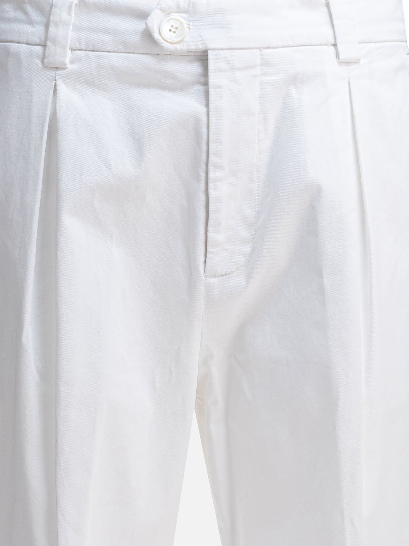 Pantaloni casual Solid colour  Bianco - Brunello Cucinelli Uomo | PDP | VIETTI Online Store | Zoom-Modal_3
